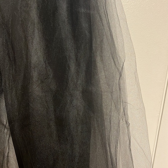 Black Leggings and Tulle Combo. Size medium - Picture 4 of 5